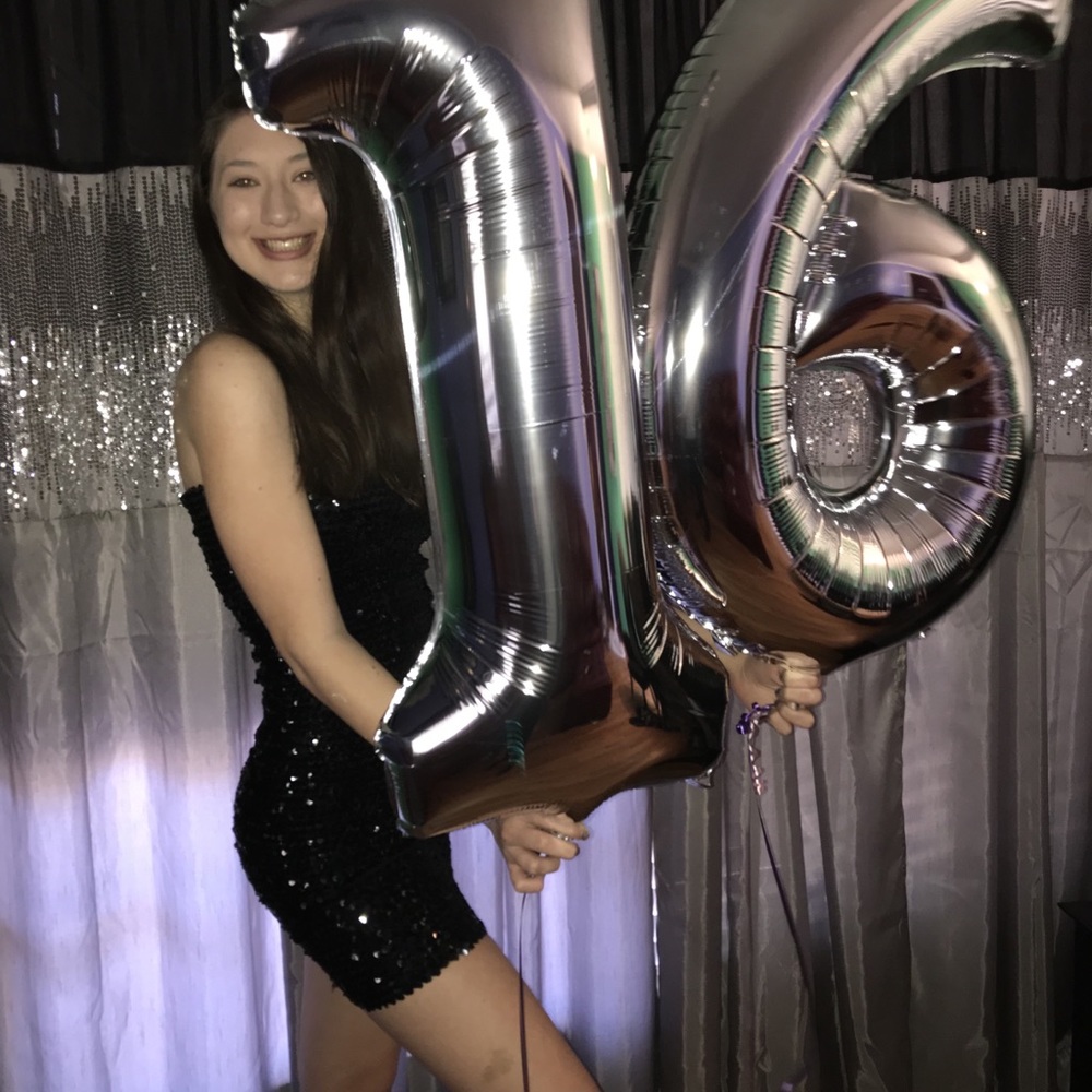 Black sparkly strapless sequin dress